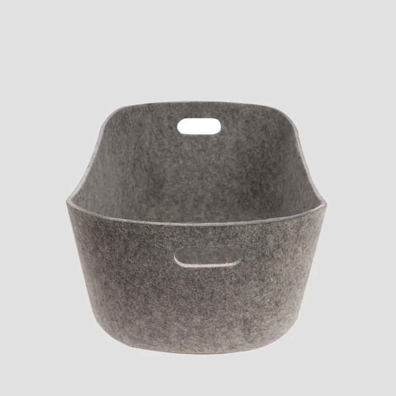 PET Felt Storage Boxes Organizer Basket Bags Kid Toy Storage Boxes Bin Organizer Felt Car Storage Living Room Accessories