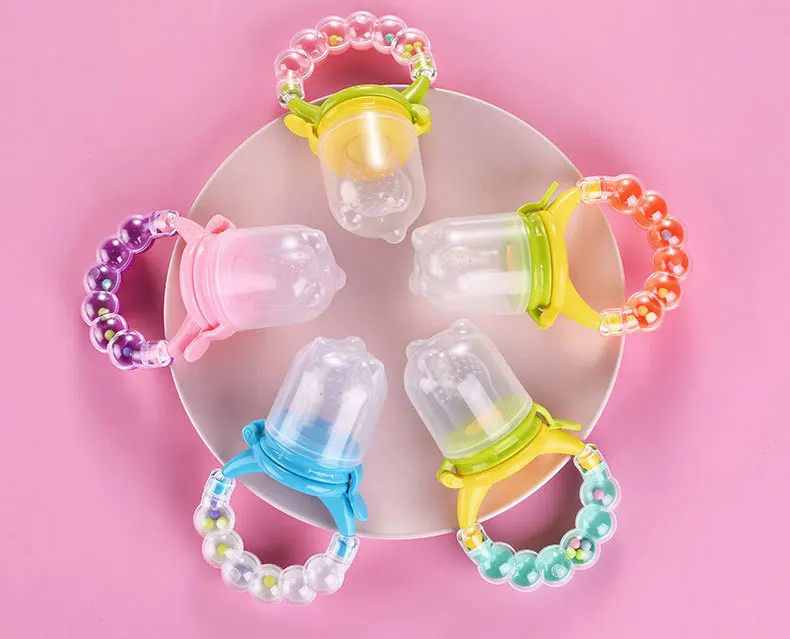Baby Fresh Food Feeder Pacifier Feeder Pacifier Infant Fruit Teething Toy Silicone Pouches for Toddlers Kids
