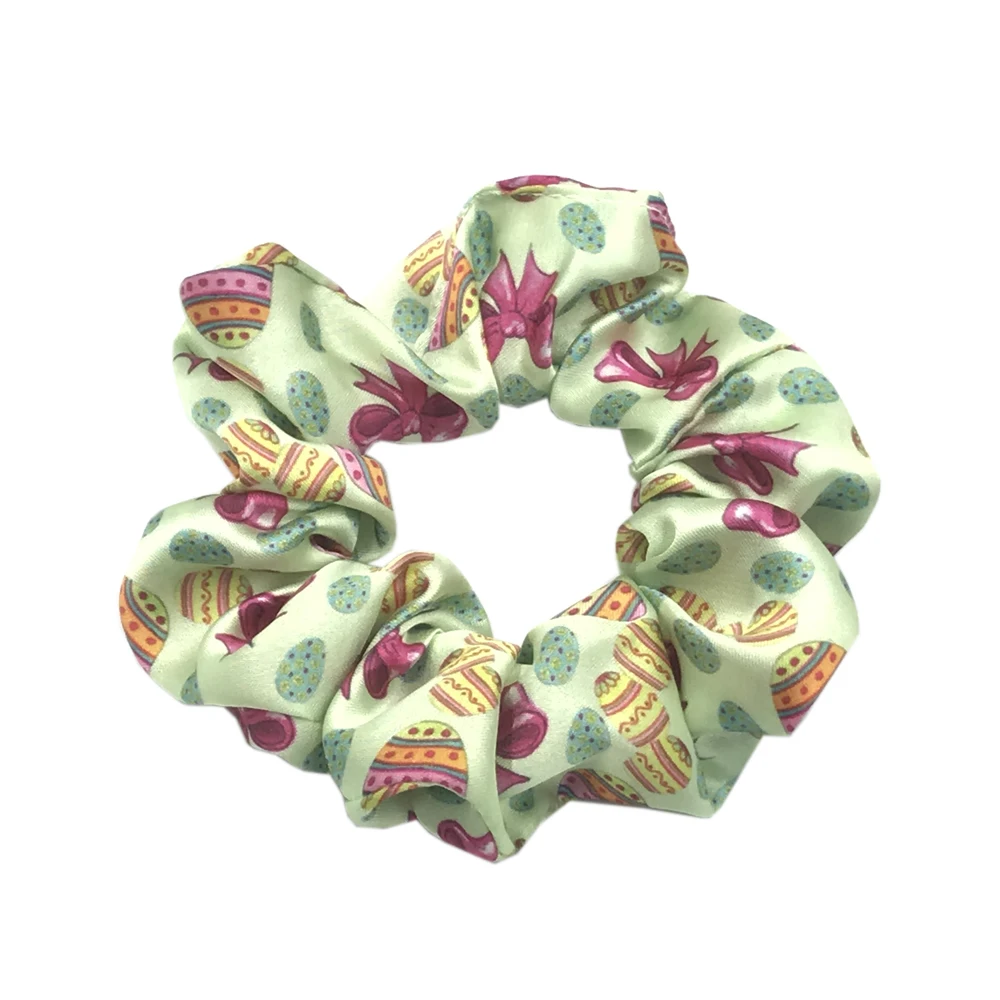 100 шт. на пасхальную тему с изображением кролика и резинка оптом фотографический фон пасхальными яйцами для волос девочек повязка голову хвост держатель женские аксессуары