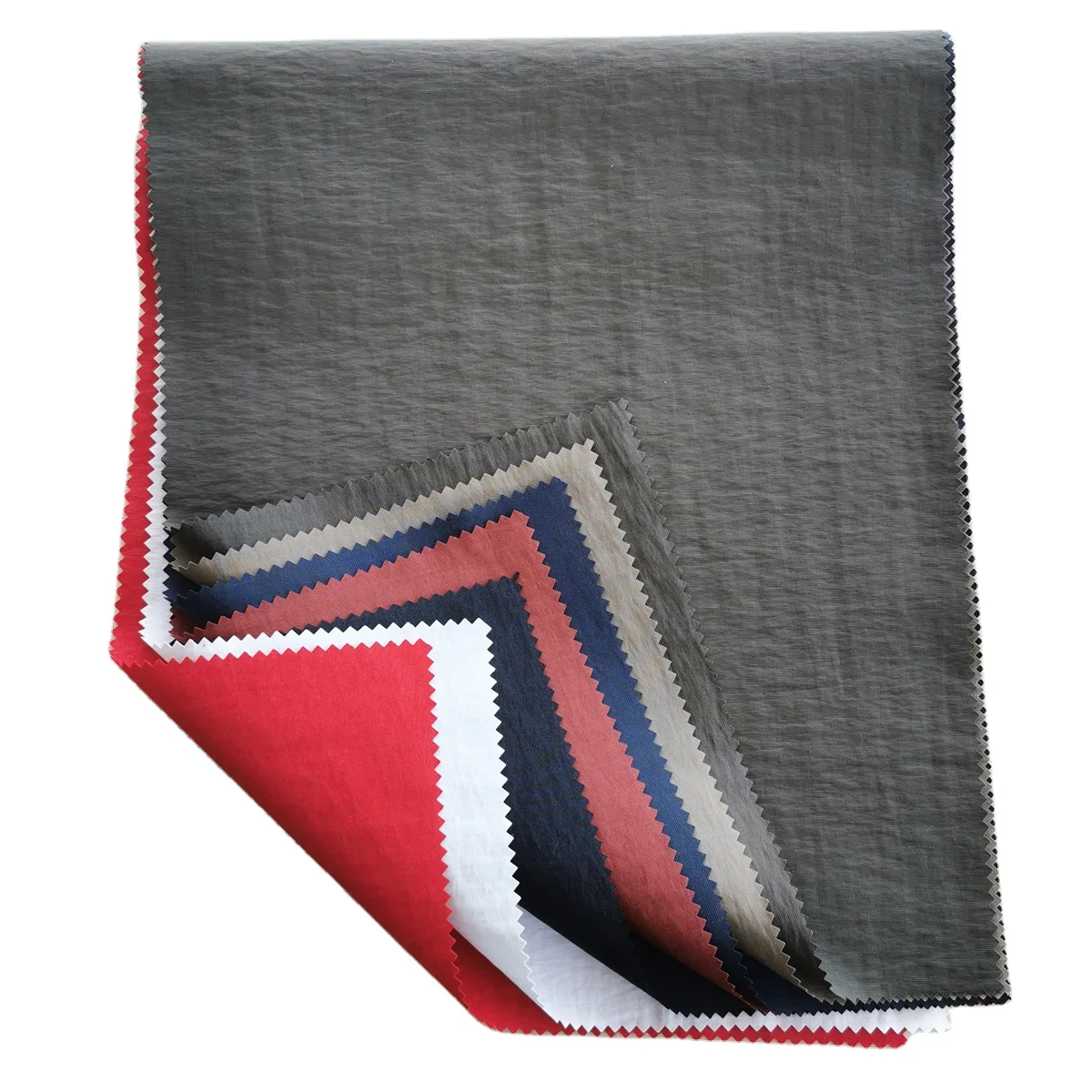 Пользовательский цвет и принт 100% нейлон 320D морщинистая ткань taslan с PA покрытием для курток на открытом воздухе