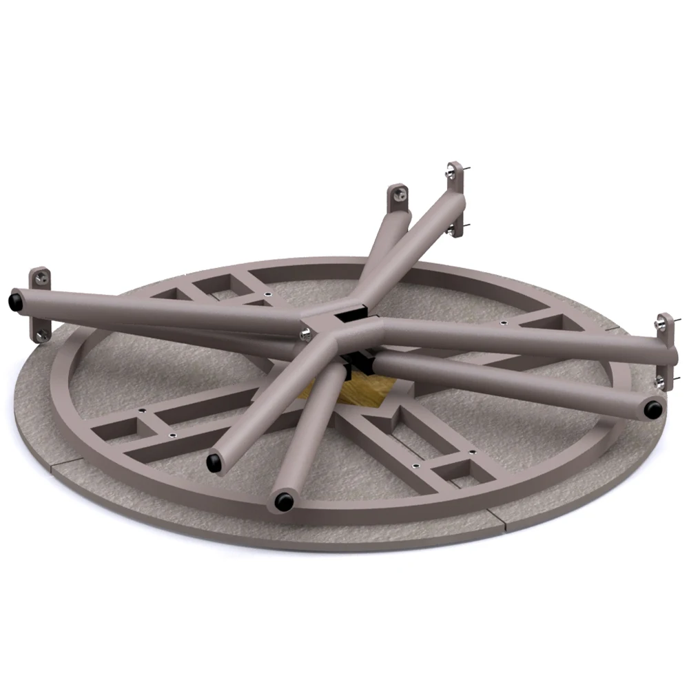 Factory Hot Sale 5 pieces Aluminum Frame Patio Dining Set For Resort