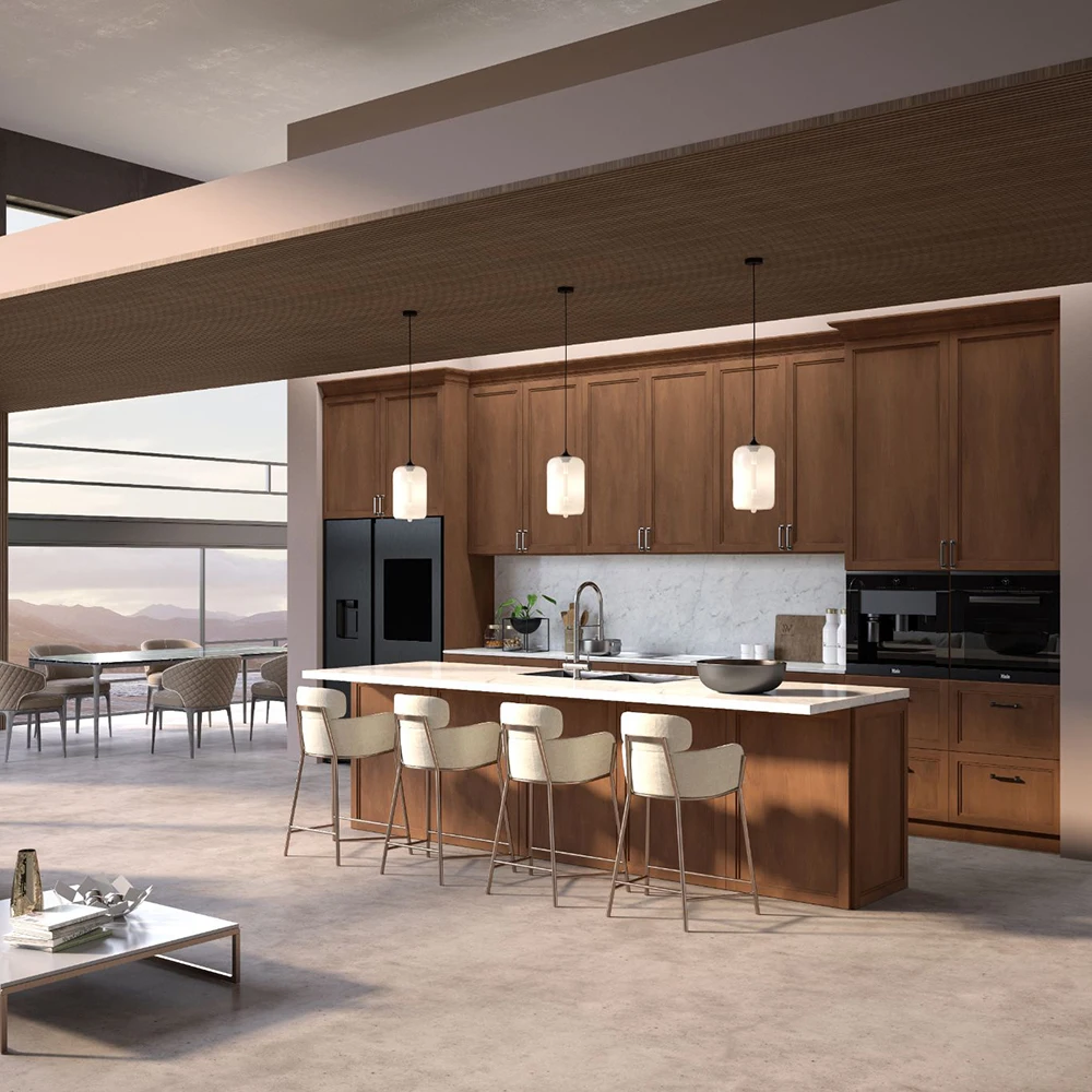 High-End Custom White Melamine Kitchen Cabinets Modern Shaker Style Lacquered PVC Door Finish MDF Carcase Material Small Spaces