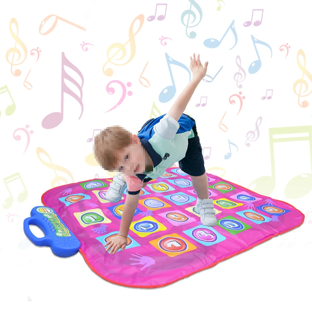 
Rubber weight activated led light wireless double electronic musical carpet pc floor tv game family kids dance pad mats ELB-MA3/ 