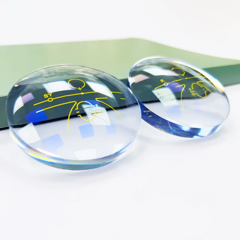 Ophthalmic Lenses in Index 1.56 Hi-vex Progressive Semi Finished Optical Glasses Lens