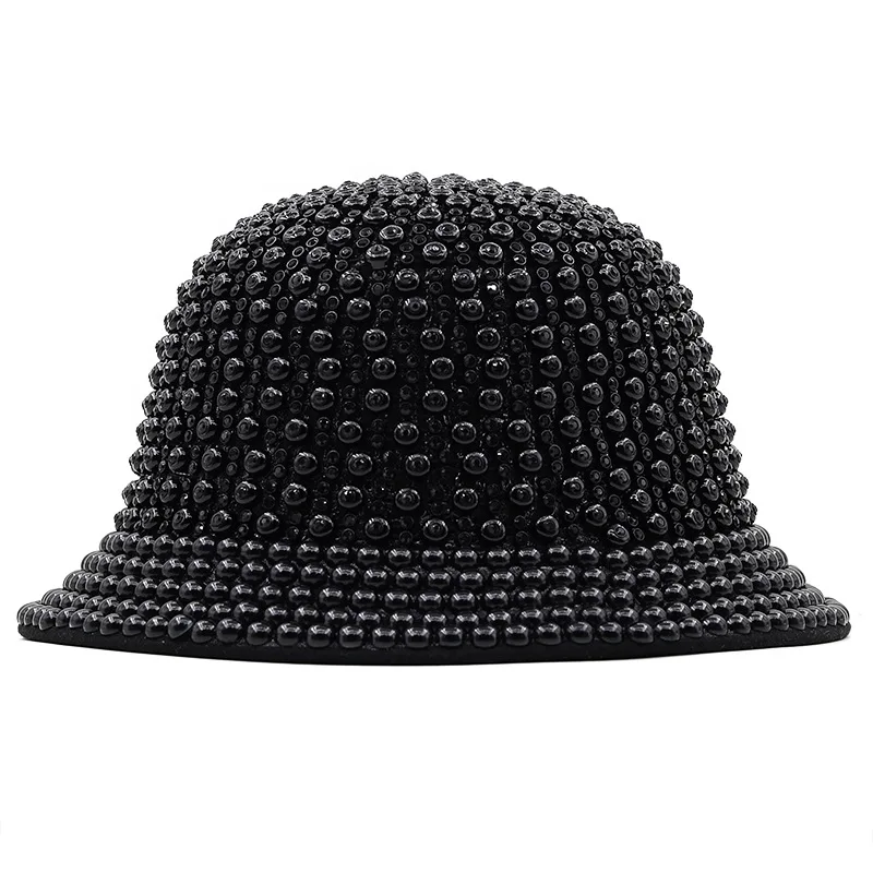 Most Popular and Hot Selling Disco Fisherman Hat New Party Decoration Pink Sequins Silver Hat