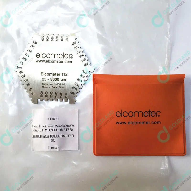 Jig измерения толщины потока K41670 (E112-1/Elcometer) для блока Фудзи NXT M6 роторного типа Dip Flux (POP feeder)