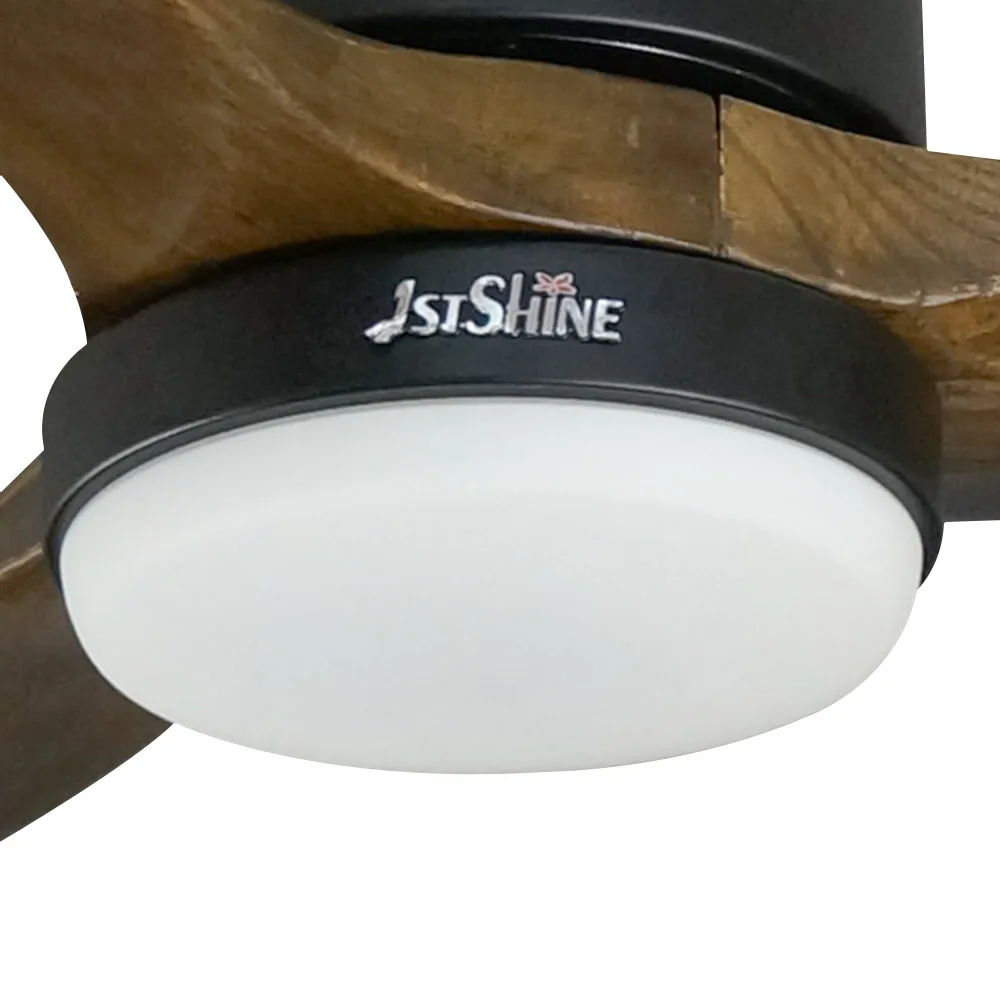 1stshine Новое прибытие Современный deign 3 цвета изменения led свет заподлицо потолочный вентилятор