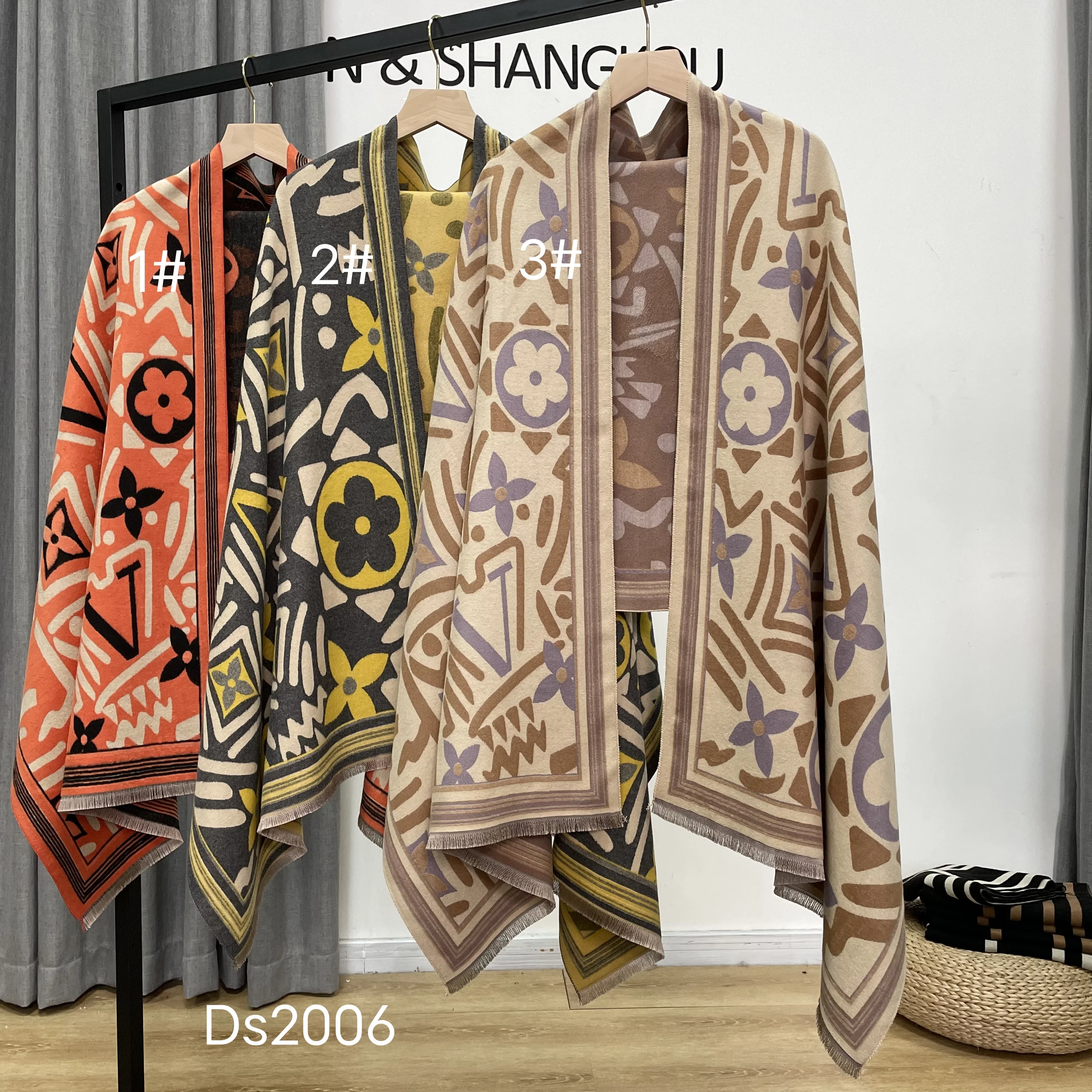 New Fashion Scarves Spring Summer Women Branded Silk Floral Shawl Scarves Ladies Silk Hair Scarf Square