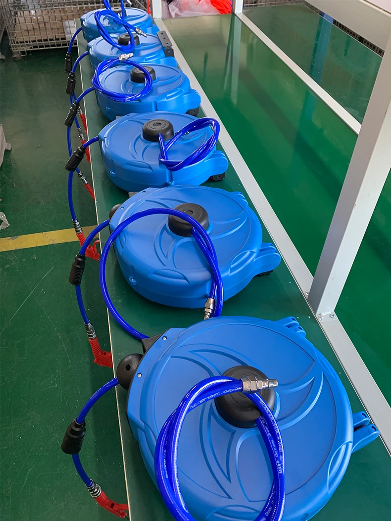 OBBL Portable Automatic Retractable Garden Hoses Reels Wall Mount Expandable Car Wash Air Hose Reel