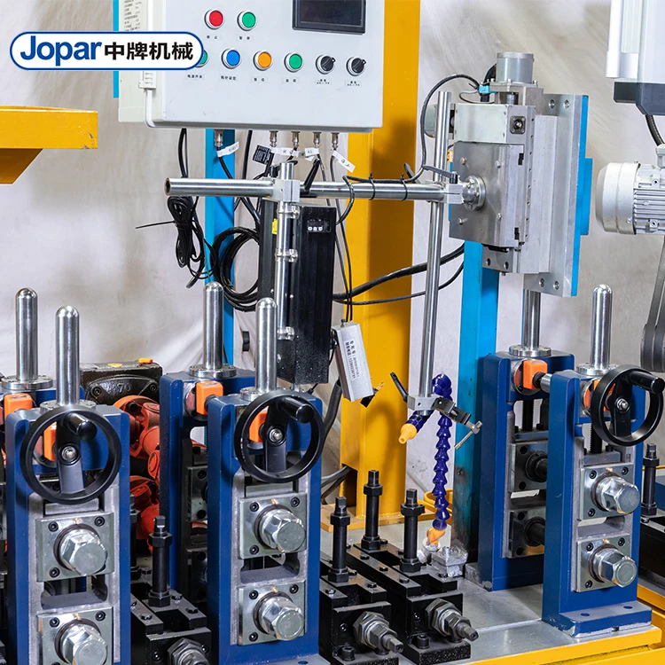 Industrial Automatic Decorative Tube Production Line Easy Operation Steel Pipe Mill SS Gi Pump Gear Components Used Iron Pipe