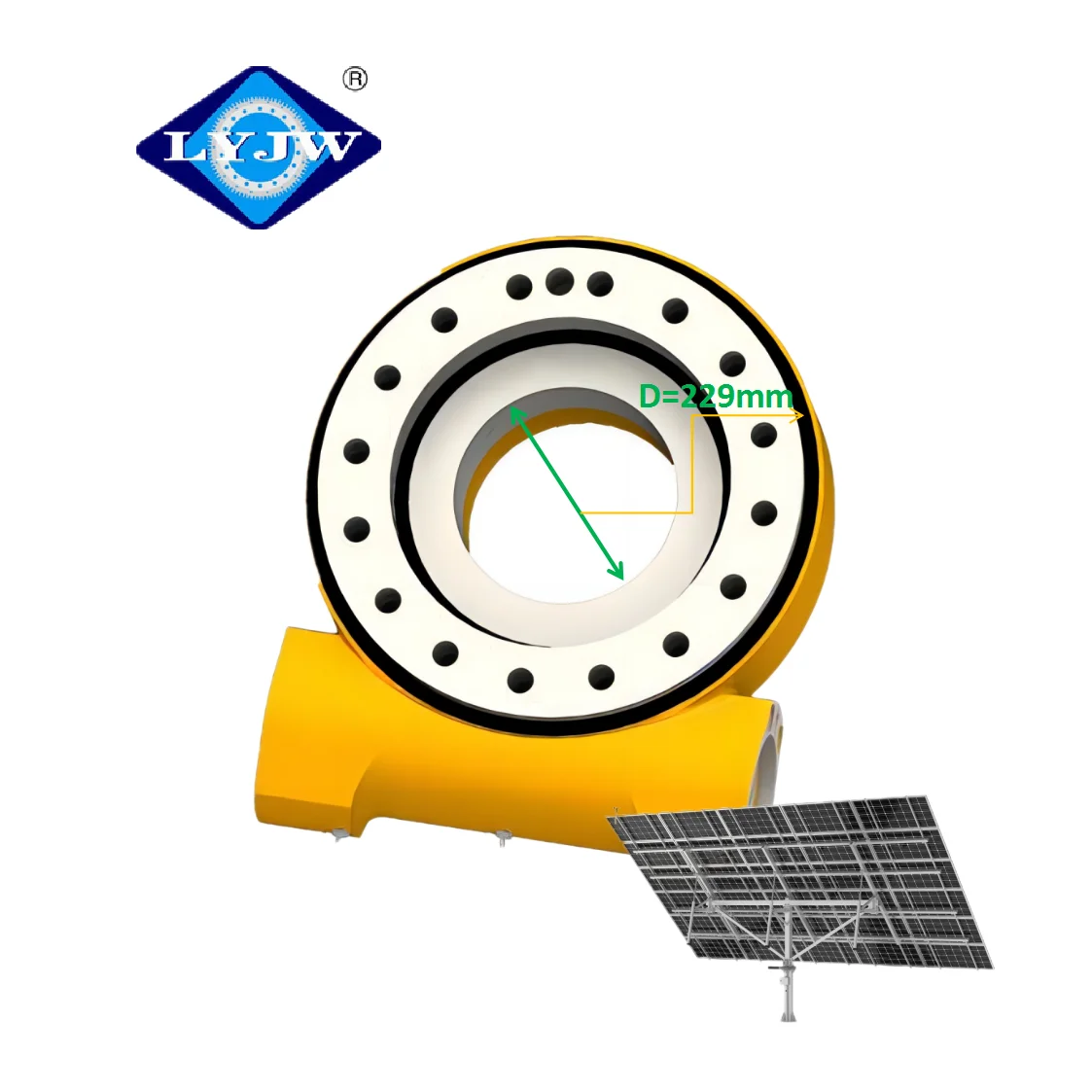Customizable service SE9 small/micro solar tracking system slewing drive Rotary reducer Rotary drive Slewing support system