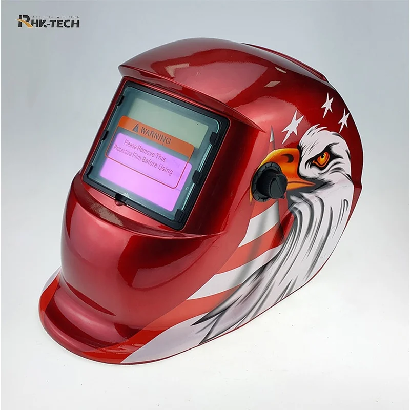 RHK Auto Darkening Welding Helmet True Color Solar Powered Welding Mask with Adjustable Shade 9-13