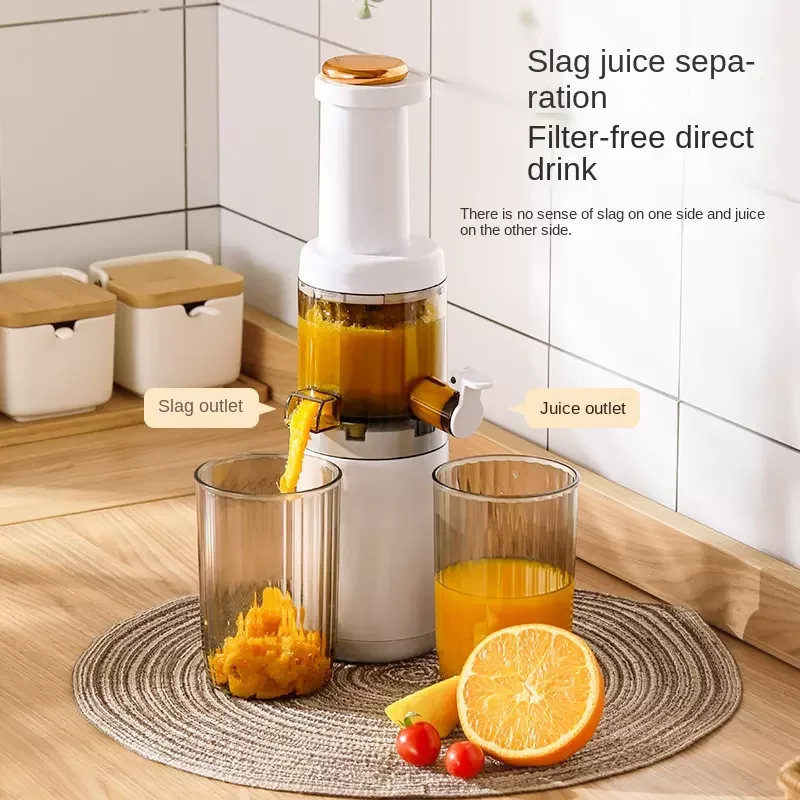 New design original juicer household automatic slag juice separation filter-free slow juicer