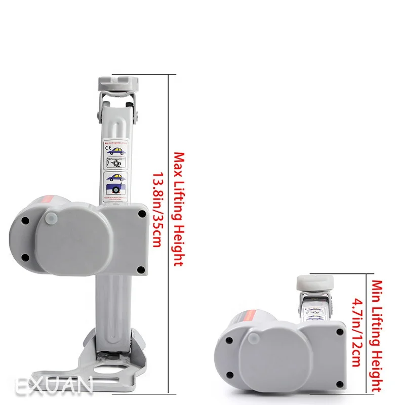 12V Electric Hydraulic Jacks Lifting Tools Car Floor Rolling Jack Tire Scissor Electric Jacks Wheel Disassembly Repair Tools