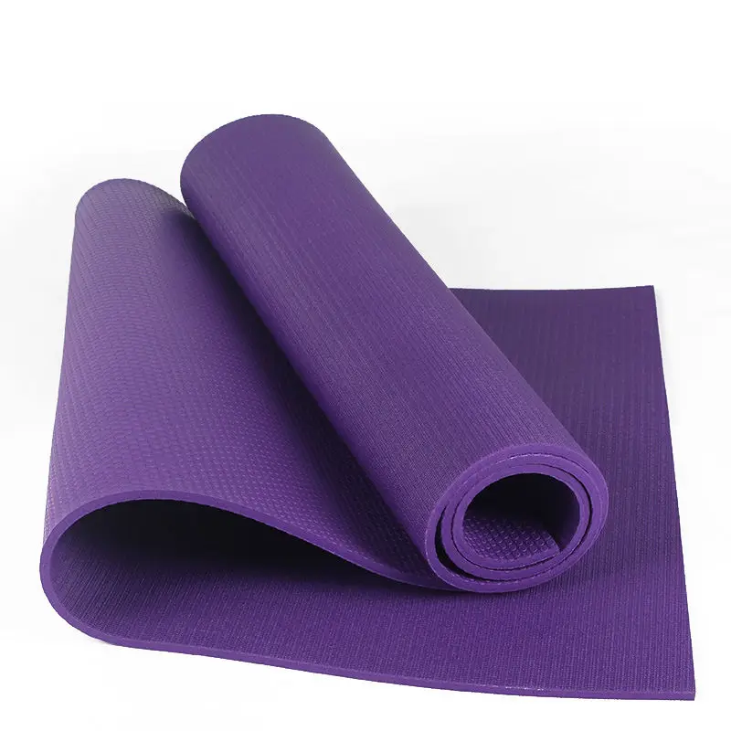 Wholesale custom printed yoga mats high density PVC navy blue custom printed yoga mats
