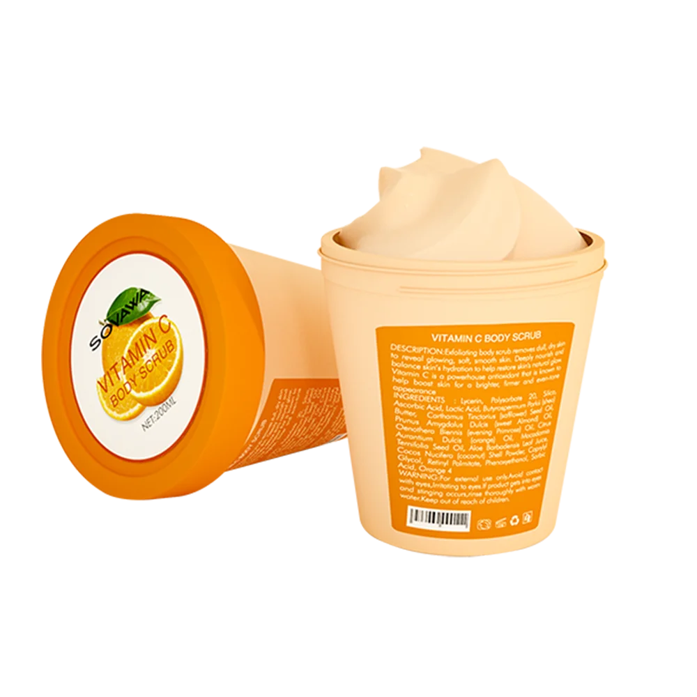 Оптовая продажа Витамин С отбеливающий увлажняющий отшелушивающий скраб для тела
