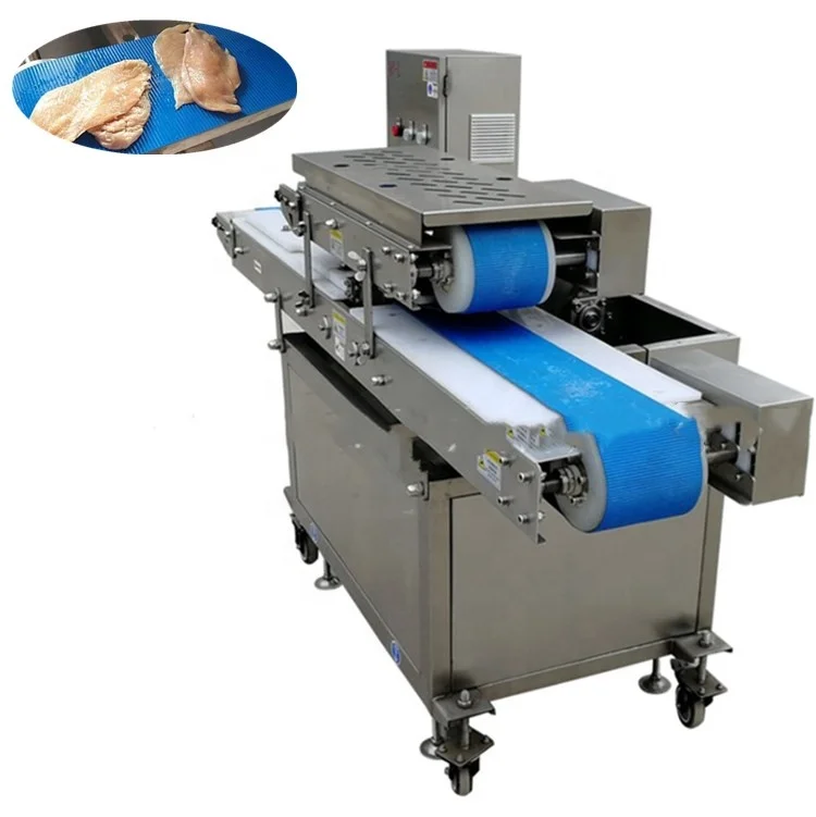 Hot selling meat strip cutting machine fresh meat slicer chicken breast cutter equipment