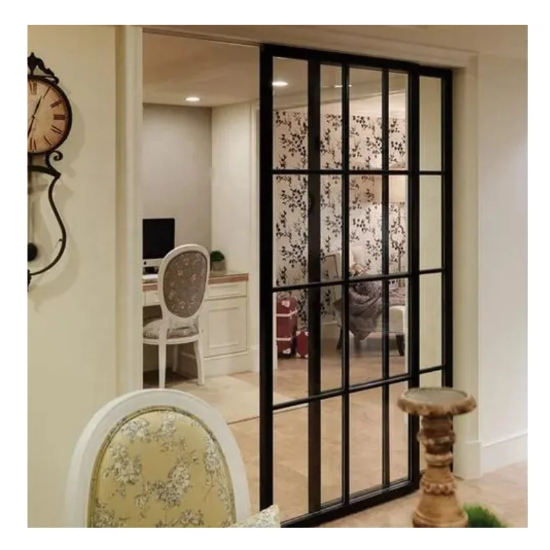 Wholesale Aluminum Alloy Tempered Double Insulated Heat Insulation Balcony Automatic Sliding Door System