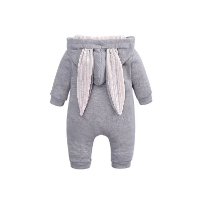 6 to 12 months baby romper big rabbit ears infant boy clothing winter 2021 luxury valentine baby clothes