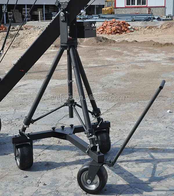 10m Focus and Zoom Broadcast Video Triangle Jimmy Jib Camera Crane Jib for Sale