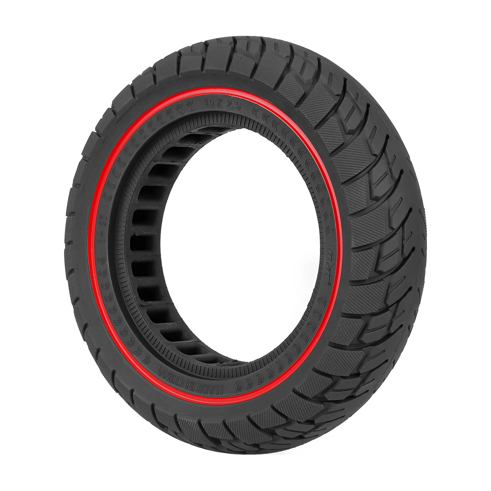 Ulip 10*2.5 red ring off-road solid tires with 10*2.125 tires scooter accessories