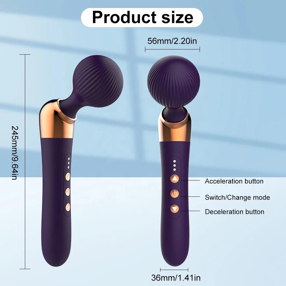 New Design Magic Wand Massager For Women Couples Pleasure Massage AV Wand Vibrator Body Massager Women Masturbation Sex Toy