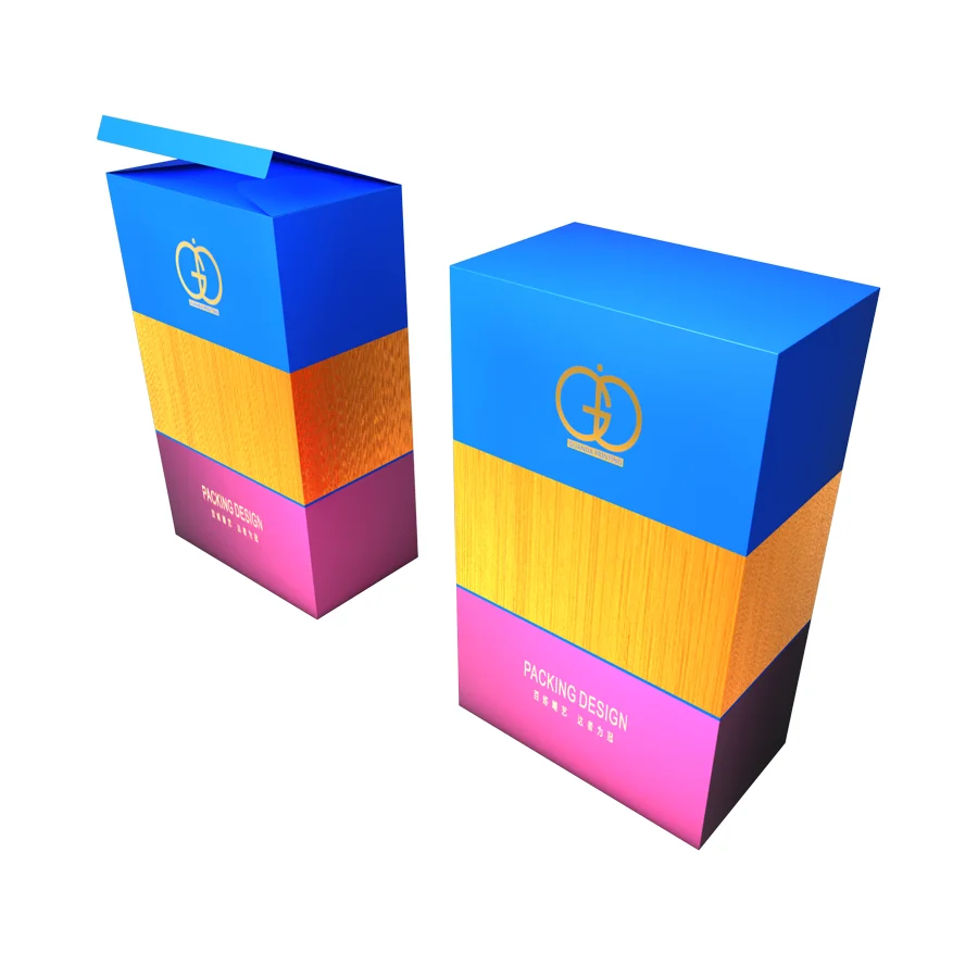 Flip Folder Fragrance Gift Box Custom Luxury Perfume Packages Colorful Perfume Boxes