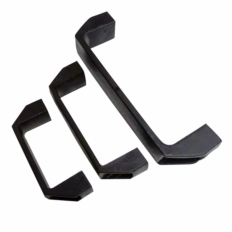Simple Cabinet Door, Industrial Equipment Handle, Thickened Black Plastic Surface Mounted, Modern Toolbox, Square Handle