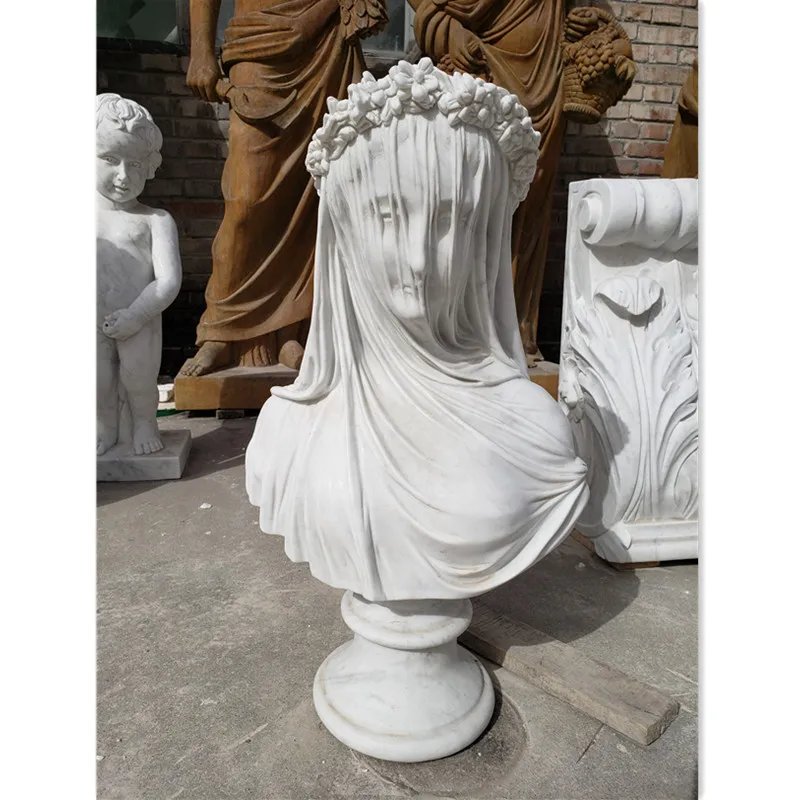 Nude Woman Marble Statue New Hand Made Sexy White Style Modern Natural Stone Carvings and Large Sculptures for Sale