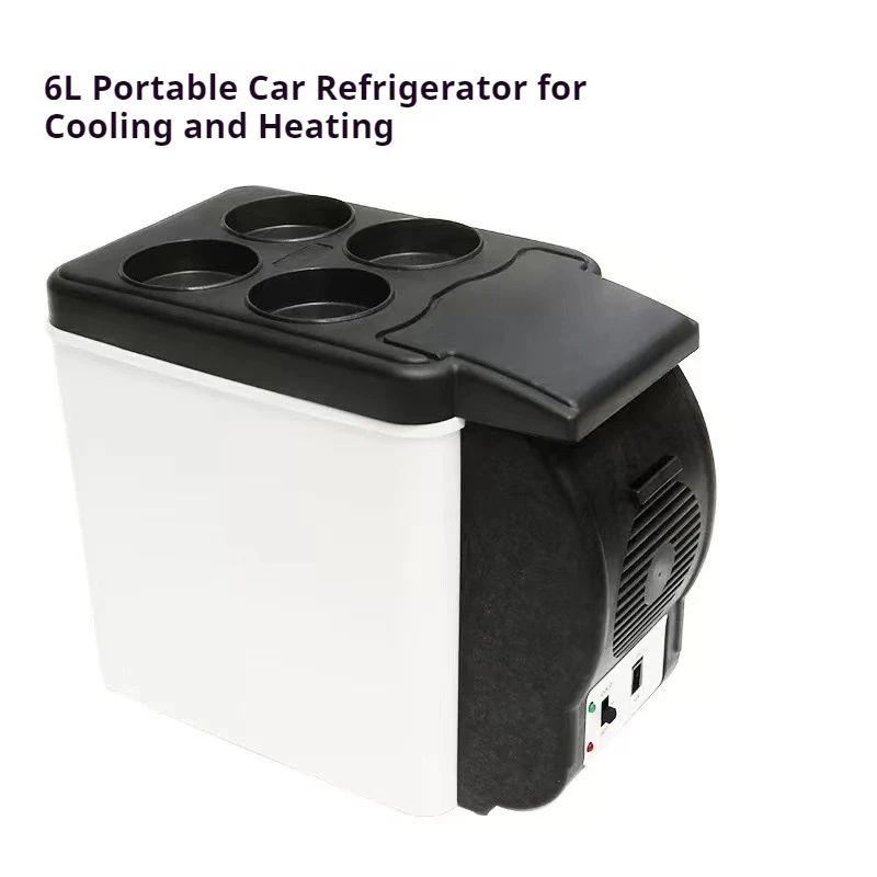 High Quality 6L Portable  Refrigerator Mini Electronic Vehicle Fridge with 6 Liters Freezing Capacity for Outdoor Use