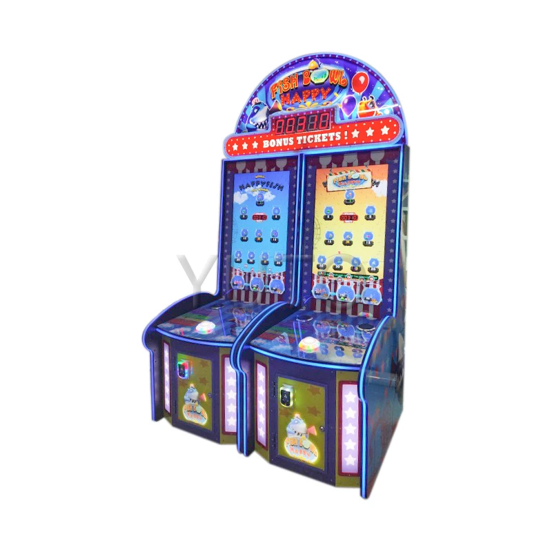 Hot Selling Happy Fish Bowl Arcade lottery Indoor Amusement Ticket Park Redemption Game Machine For Sale
