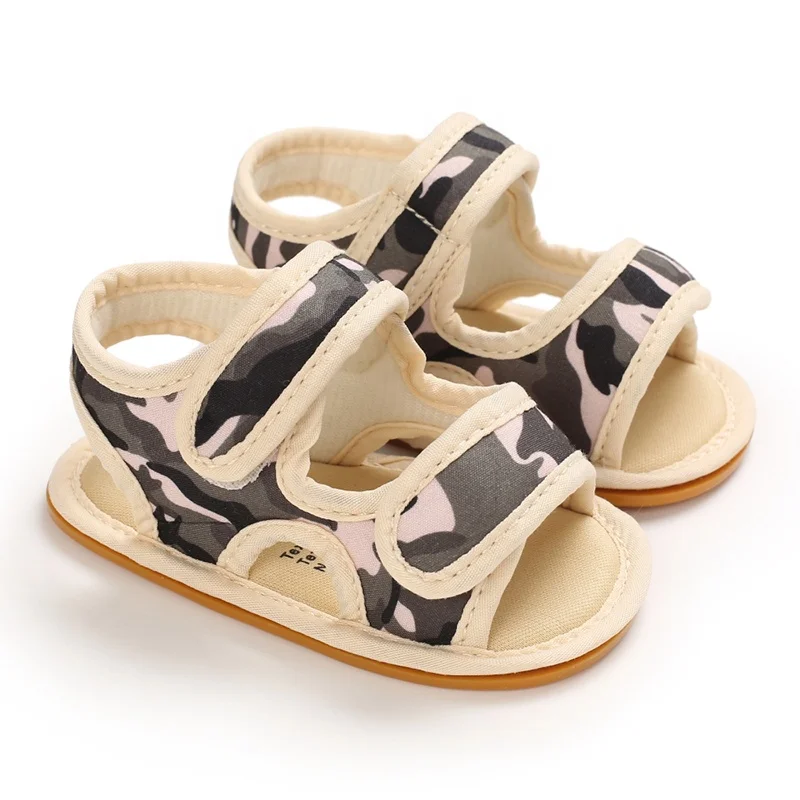 Wholesale New Casual Toddler Rubber Sole Kids Boys Pu Baby Newborn Sandals