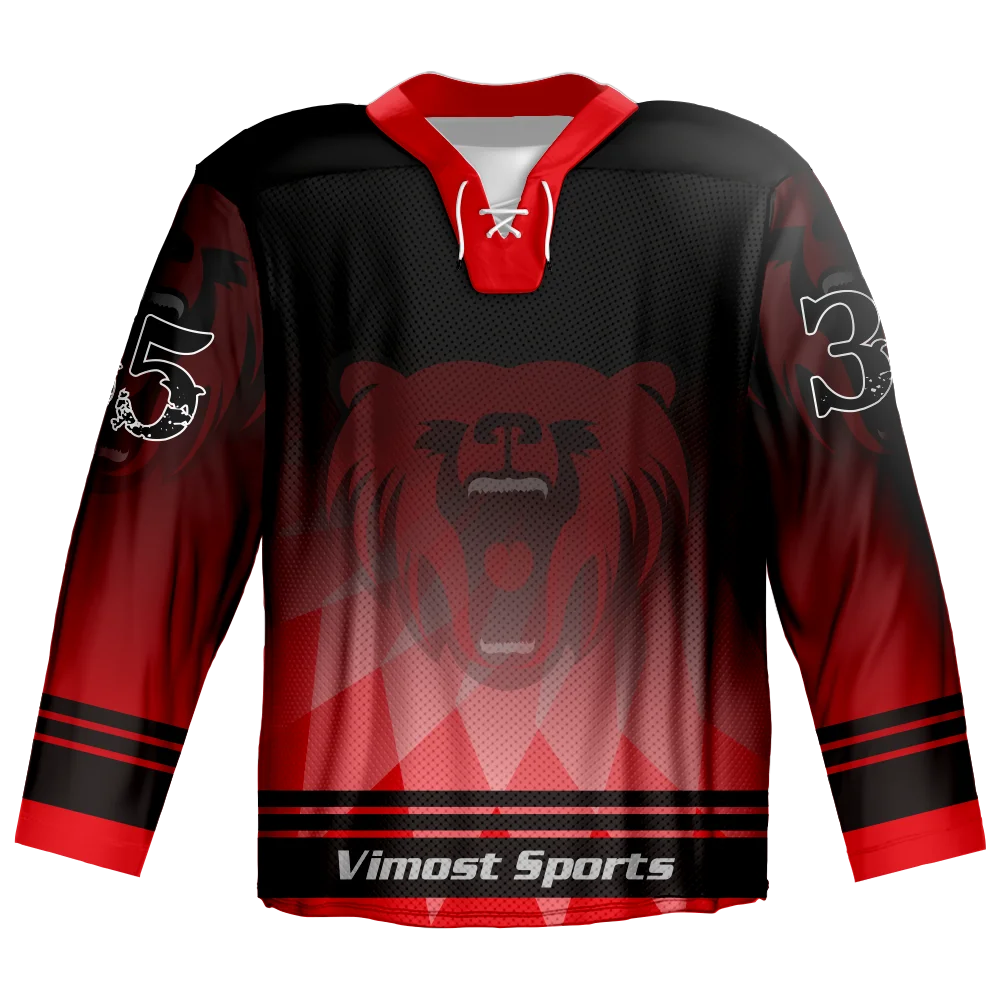 Custom Unique Sublimated Oversized Ice Hockey Jerseys for Club Teams Hockey Wear Jersey