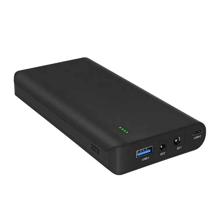 USB Universal Best Portable Factory Custom Wholesale Lithium Ion Battery Type C DC 17500mAh 20000mAh Power Bank Laptop