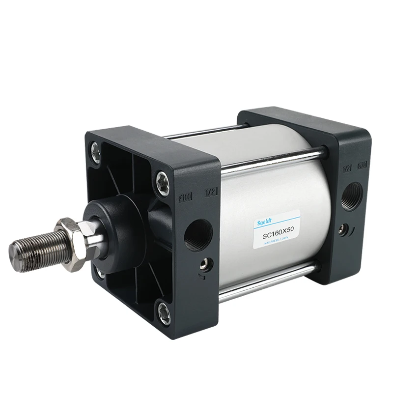 Large thrust small pneumatic SC32/40/50-25/75/100/125 double-acting double-acting standard cylinder with adjustable buffer