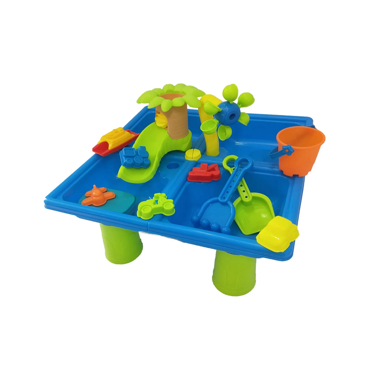 24 PCS Water Table for Toddlers Kids Play Sand and Water Table Beach Play Table and Toys