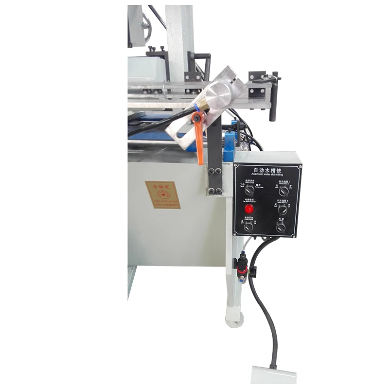 45 degree UPVC  Window Door Portable Water Slot Milling Machine