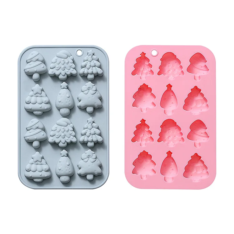 3D Christmas Large Silicone Mould New DIY Cake Tool Silicone Molds for Epoxy Resin Silicone Molds for Baby Shower Decorations