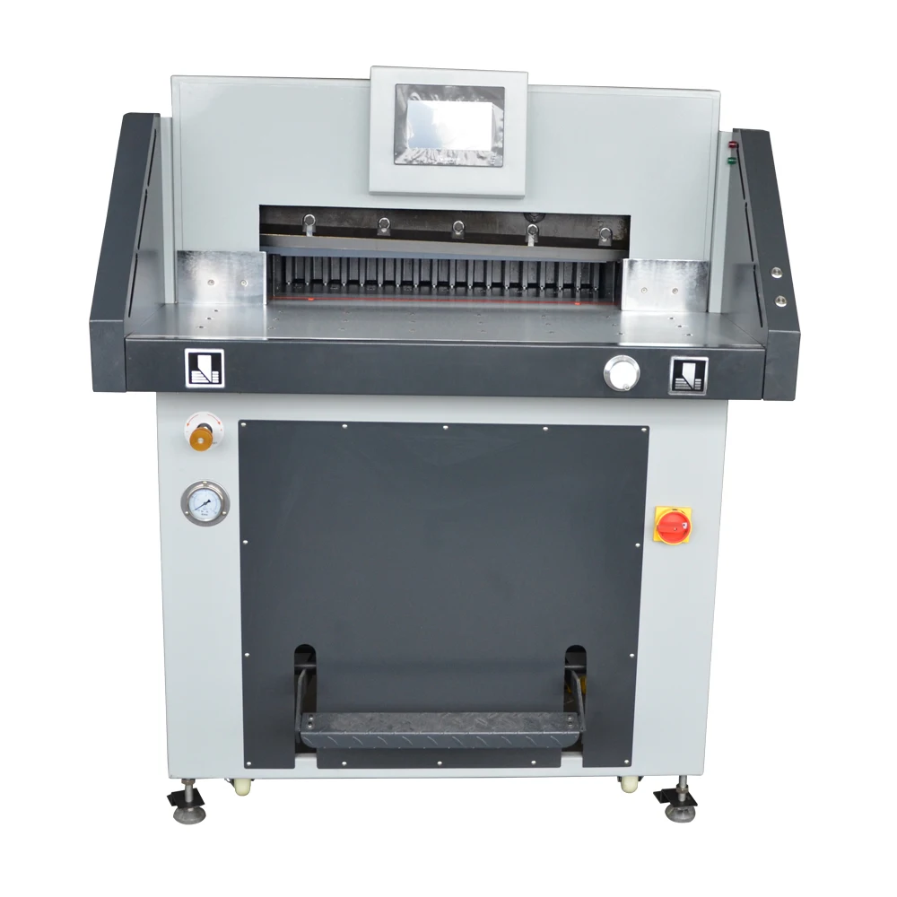 preparation line multi single knife paper cutting machine hydraulic driven digital paper press cutting machine