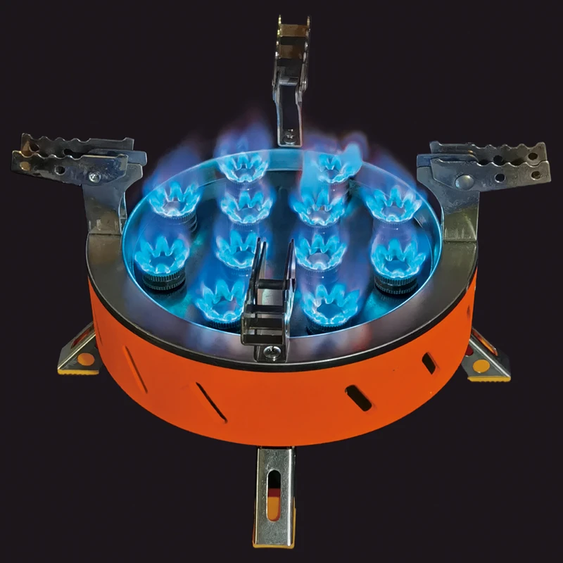 Zyzy-22 напольная плита 10 отверстий высокого мощность 12-отверстие для использования вне помещений 12-голова походная печка