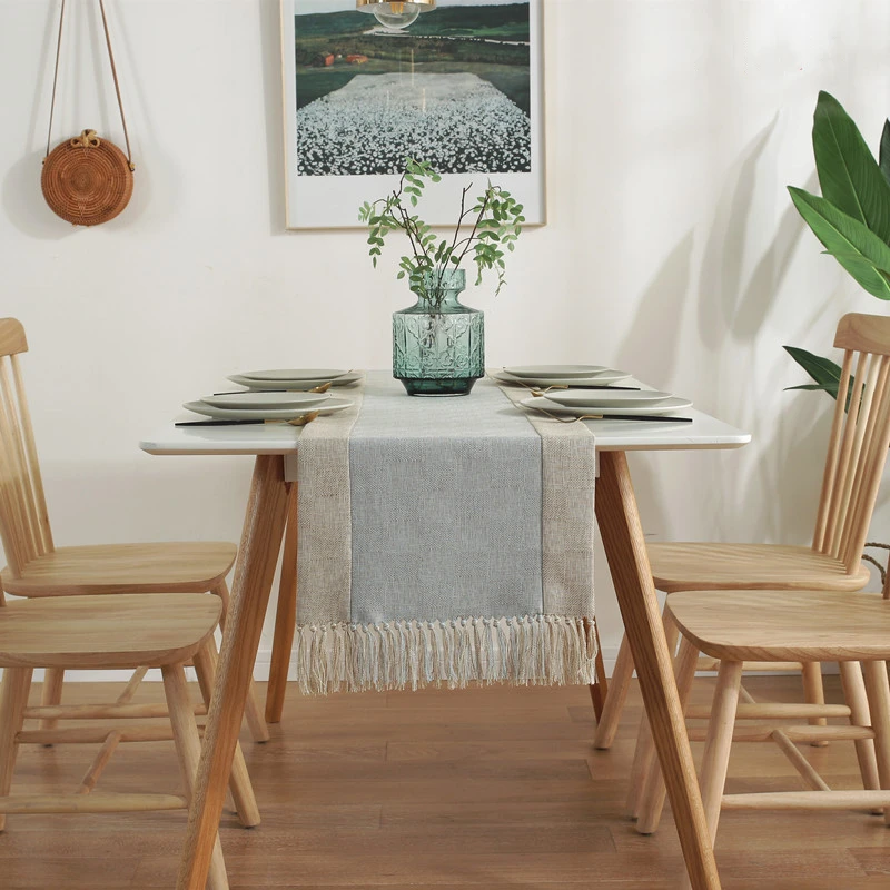 Boho Table Runner Wedding Table Decor Vintage Farmhouse and Bohemian Dining Room Style Macrame Table Runner