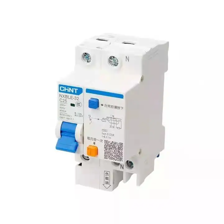 CHNT NXBLE-32 3P+N 32A 30mA 6kA RCBO Residual Current Operated Circuit Breaker