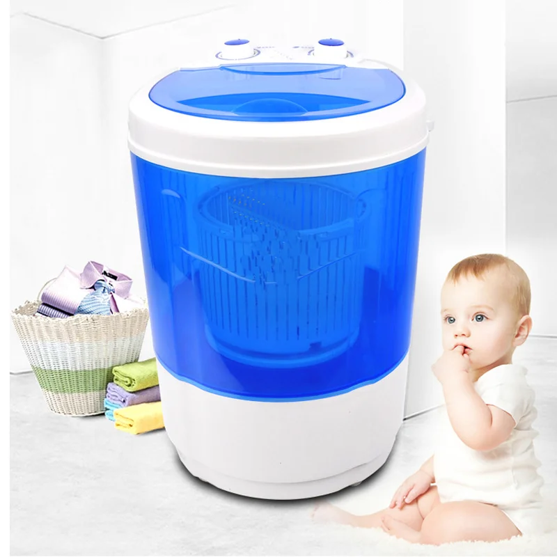 Semi Automatic Clothes Mini Single Tub Compact Portable Mini Washing Machine