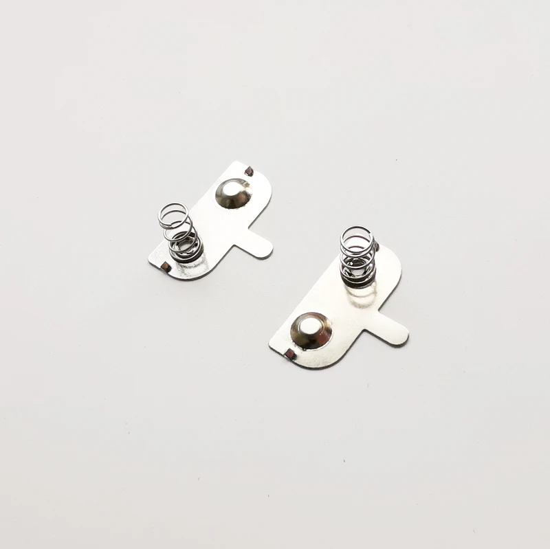 OEM Nickel Plated Functional Industrial Spring Steel Battery Contacts Electrical Aa Battery Spring Contacts