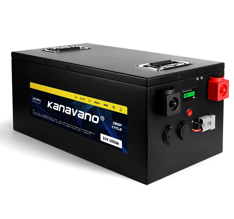 OEM Manufacturer Deep Cycle For RV Boat Golf Cart Solar Charger Solar Battery 24v 400Ah LiFePO4 Battery Pack