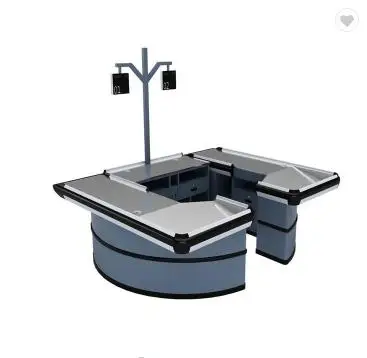 
Durable Double Sided Supermarket Checkout Counters 
