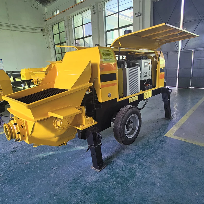 Factory Small Concrete Pump Diesel Mini Concrete Pump Trailer For Sale