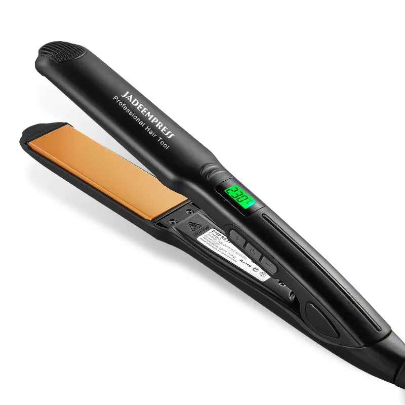 Customized Logo Hair Straightener High Quality Professional Infrared Negative Ion Titanium Flat Iron Hair Straightener