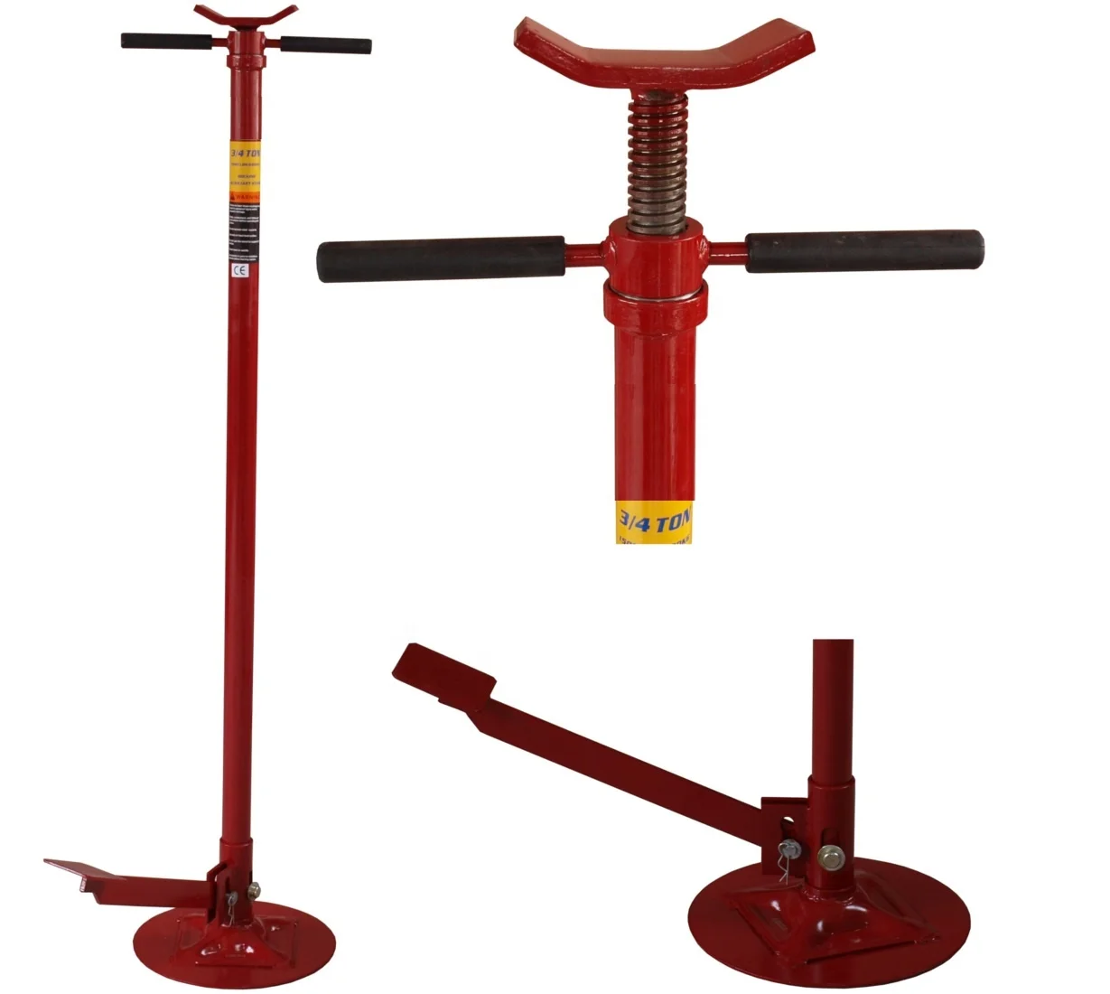 Custom High Quality 750kgs 1500lbs Tall Jack Stand with Pedal
