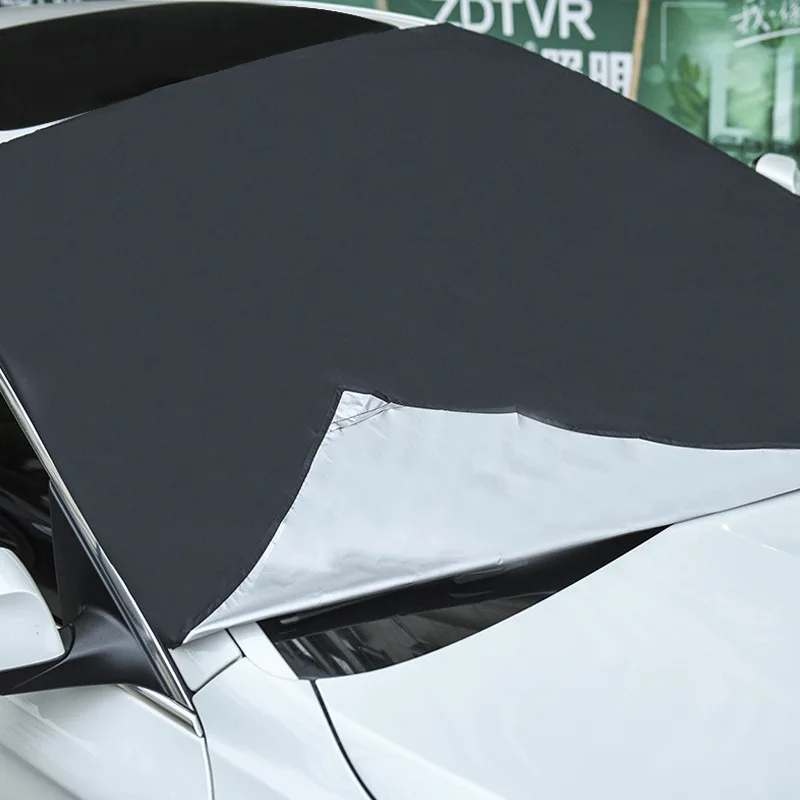 Polyester Winter Frost Guard Sun Shade Protector Car Windshield Snow And Ice Shade